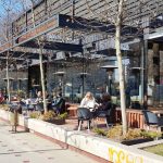 Restaurantele de pe Splaiul Unirii pe malul Dambovitei la Biblioteca Nationala