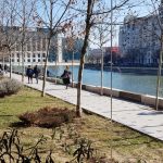 Restaurantele de pe Splaiul Unirii pe malul Dambovitei la Biblioteca Nationala
