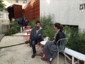 Terasa Institutului Francez din Bucuresti