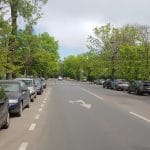 Strada Radu Beller din Bucuresti, in capatul dinspre Parcul Floreasca