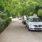 Strada Radu Beller din Bucuresti, in capatul dinspre Parcul Floreasca
