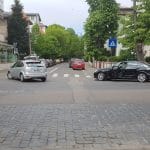 Strada Radu Beller din Bucuresti, in capatul dinspre Parcul Floreasca