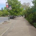 Strada Radu Beller din Bucuresti, in capatul dinspre Parcul Floreasca