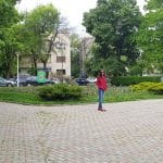 Parcul Floreasca spre Radu Beller, cu restaurantele B4 si Corto Maltese