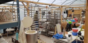 Victoria Finala, atelierul de ceramica de la Gurbanesti