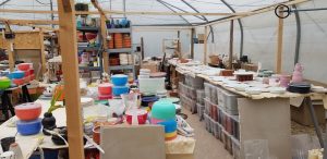 Victoria Finala, atelierul de ceramica de la Gurbanesti