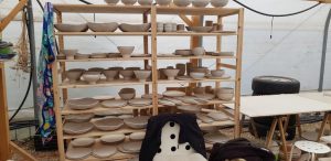 Victoria Finala, atelierul de ceramica de la Gurbanesti