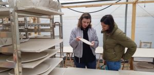 Victoria Finala, atelierul de ceramica de la Gurbanesti