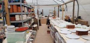 Victoria Finala, atelierul de ceramica de la Gurbanesti