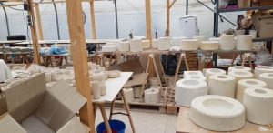 Victoria Finala, atelierul de ceramica de la Gurbanesti