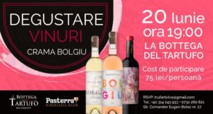 Degustare vinuri la Bottega del Tartufo Degustare vinuri la Bottega del Tartufo