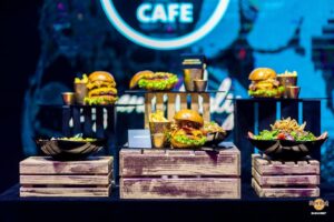 New menu display at Hard Rock Cafe