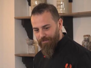 Petros Tsogkidis head chef Mesogios Fish and Seafood