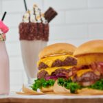 Steak Burgers Shakes Array