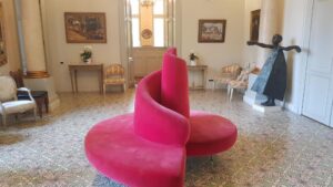 Foyerul de la parter al Conacului Hagianoff