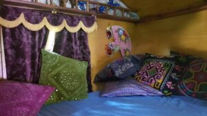 Caleasca nomada din Parcul Conacului Hagianoff de pe Domeniul Manasia