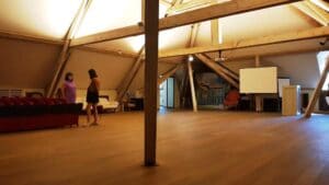 Mansarda Conacului Hagianoff de pe Domeniul Manasia