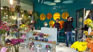 Floraria Zexe de la restaurantul Amalgam