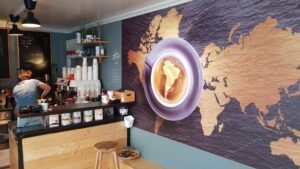 CoffeeBox Retorica, o cafenea mica la Piata Floreasca