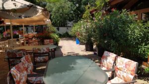 Terasa Amvrosia in vara cu pandemia