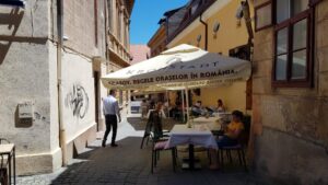 Brasov, Piata George Enescu in orasul vechi