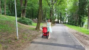 Brasov, promenada sub muntele Tampa