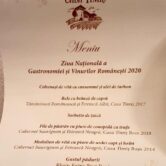 Ziua Nationala a Gastronomiei si a Vinului din Romania, Casa Timis - 4 octombrie 2020