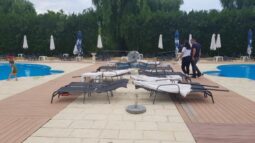 Piscina Complexului Turistic Elisa din comuna Belciugatele