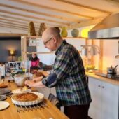 Florin Cojocariu in bucatarie la Athanor le Coupteur