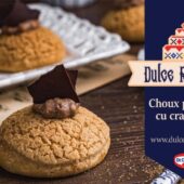Choux pralinee cu craquelin