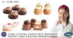 Curs vitrina moderna pastry chef Cristina Mehedinteanu Horeca Culinary School