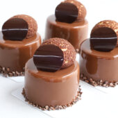 Monoportie cioco vanilla - Pastry Chef Cristina Mehedinteanu